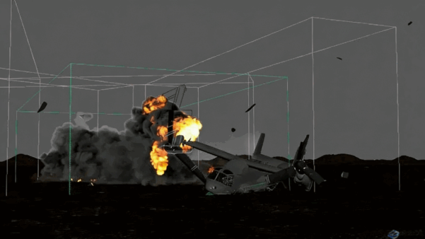 3Ds Max中使用tyFlow和 Phoenix动画特效模拟课程 RedefineFX – Osprey Crash VFX Course(图4) 3Ds Max中使用tyFlow和 Phoenix动画特效模拟课程 RedefineFX – Osprey Crash VFX Course(图4)