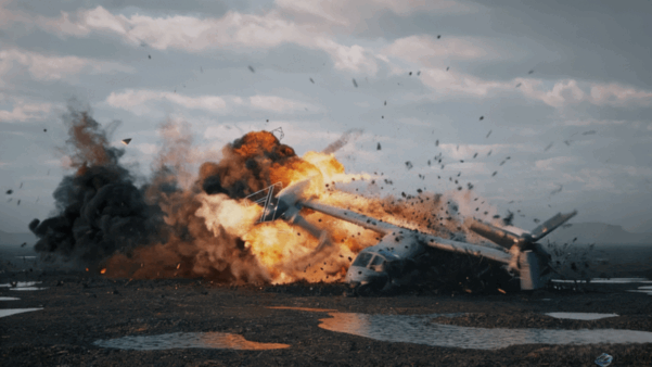 3Ds Max中使用tyFlow和 Phoenix动画特效模拟课程 RedefineFX – Osprey Crash VFX Course(图2) 3Ds Max中使用tyFlow和 Phoenix动画特效模拟课程 RedefineFX – Osprey Crash VFX Course(图2)