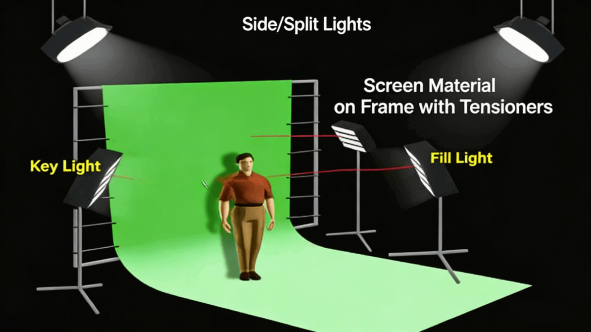 【中文字幕】特效合成绿屏抠像布景制作高级教程(图7) 【中文字幕】特效合成绿屏抠像布景制作高级教程(图7)