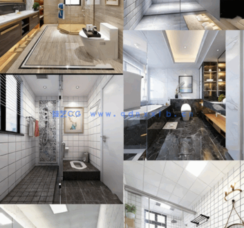 整套模型 147套卫生间模型(3Dmax源文件有材质 有场景 有灯光 )(图23) 整套模型 147套卫生间模型(3Dmax源文件有材质 有场景 有灯光 )(图23)