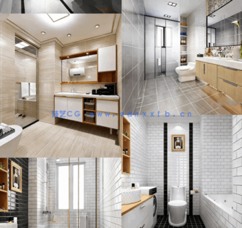 整套模型 147套卫生间模型(3Dmax源文件有材质 有场景 有灯光 )(图21) 整套模型 147套卫生间模型(3Dmax源文件有材质 有场景 有灯光 )(图21)