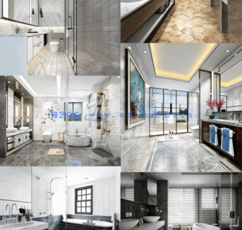 整套模型 147套卫生间模型(3Dmax源文件有材质 有场景 有灯光 )(图18) 整套模型 147套卫生间模型(3Dmax源文件有材质 有场景 有灯光 )(图18)