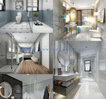 整套模型 147套卫生间模型(3Dmax源文件有材质 有场景 有灯光 )(图11) 整套模型 147套卫生间模型(3Dmax源文件有材质 有场景 有灯光 )(图11)