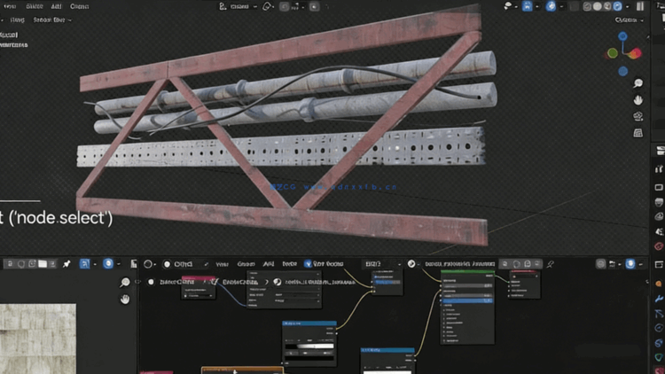 Blender工业设施装饰模型视频教程(图3) Blender工业设施装饰模型视频教程(图3)