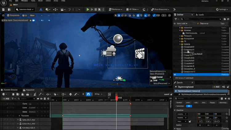 Unreal Engine专业级电影环境场景构图与光照技术视频教程(图3) Unreal Engine专业级电影环境场景构图与光照技术视频教程(图3)
