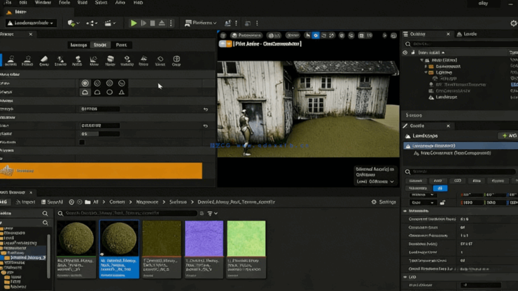 Unreal Engine专业级电影环境场景构图与光照技术视频教程(图5) Unreal Engine专业级电影环境场景构图与光照技术视频教程(图5)