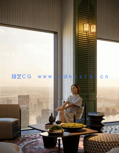大敏老师 CCD酒店会所模型 (含灯光材质)(图2) 大敏老师 CCD酒店会所模型 (含灯光材质)(图2)