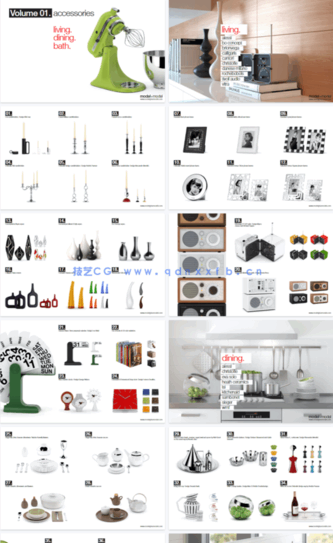 精品 160个单体模型(包含室内常用模型、椅子、装饰品、灯具)(图1) 精品 160个单体模型(包含室内常用模型、椅子、装饰品、灯具)(图1)