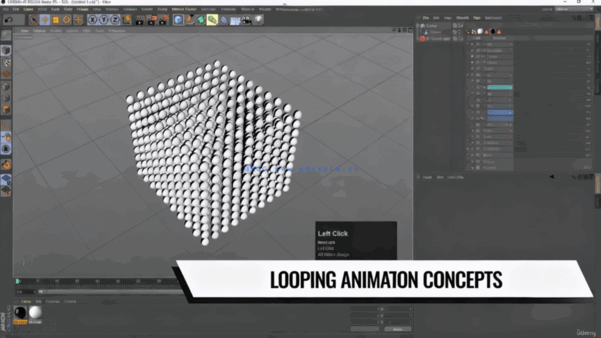 Cinema 4D与Redshift循环动画制作视频教程(图3) Cinema 4D与Redshift循环动画制作视频教程(图3)