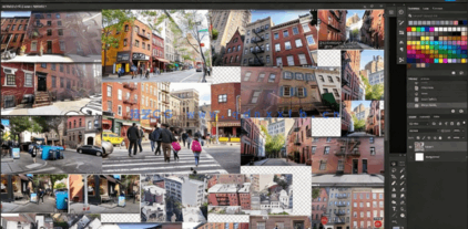 Maya、Arnold逼真城市环境场景制作全流程视频教程(图2) Maya、Arnold逼真城市环境场景制作全流程视频教程(图2)