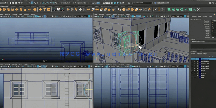 Maya、Arnold逼真城市环境场景制作全流程视频教程(图5) Maya、Arnold逼真城市环境场景制作全流程视频教程(图5)