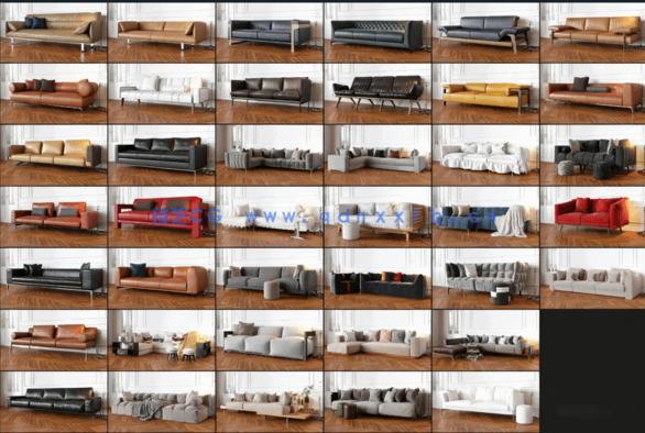 Evermotion Archmodels Vol 257 沙发模型(图2) Evermotion Archmodels Vol 257 沙发模型(图2)