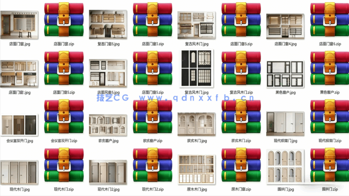 2023精选新款门窗模型合集(图1) 2023精选新款门窗模型合集(图1)
