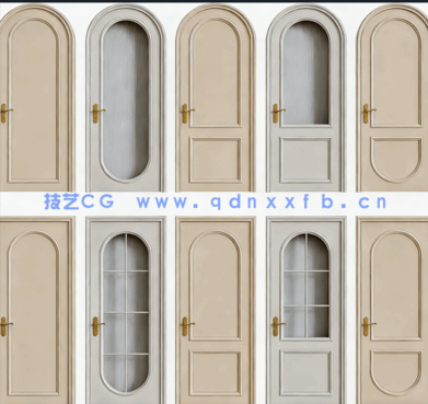 2023精选新款门窗模型合集(图4) 2023精选新款门窗模型合集(图4)