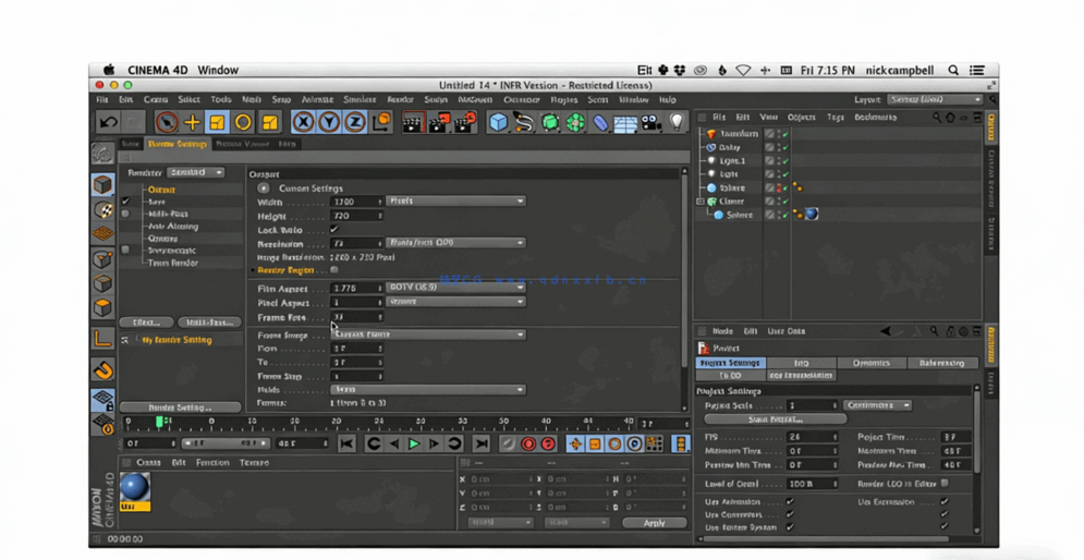 Cinema 4D快速提示4 - Change Your FPS The Right Way on Vimeo(图1) Cinema 4D快速提示4 - Change Your FPS The Right Way on Vimeo(图1)