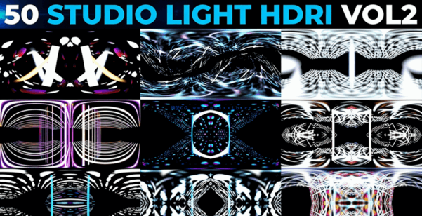 HDR-50款4K镭射炫彩HDRI 镭射hdri(图1)