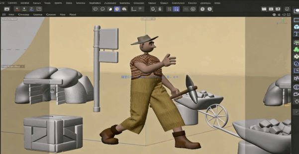 C4D与Marvelous Designer完整角色动画制作视频教程(图5) C4D与Marvelous Designer完整角色动画制作视频教程(图5)