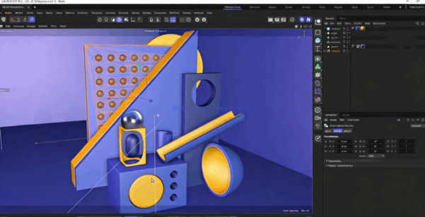 C4D与Octane惊艳循环动画制作工作流程视频教程(图3) C4D与Octane惊艳循环动画制作工作流程视频教程(图3)