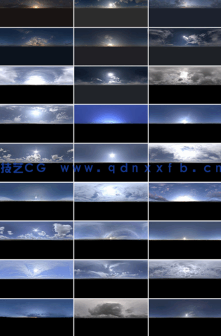 30套HDRI环境贴图动态天空贴图素材C4D 3D通用文件模型(图3)