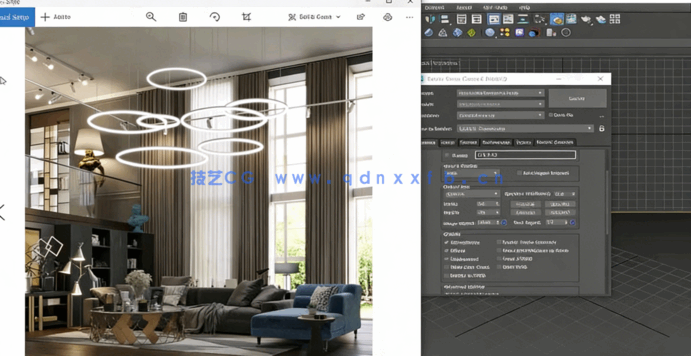 3dsMax与Corona现代室内场景设计技术视频教程(图7)