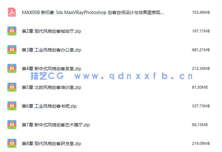 新印象 3ds Max/VRay/Photoshop 创客空间设计与效果图表现技法(图30)