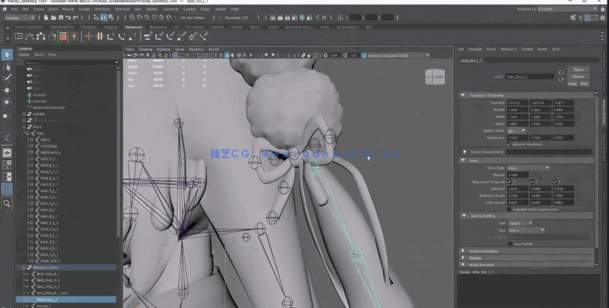 Maya 3D VTuber虚拟主播角色高级创作技巧视频教程(图4) Maya 3D VTuber虚拟主播角色高级创作技巧视频教程(图4)