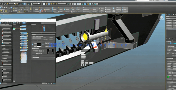 3dsMax机械硬表面建模概念艺术设计大师级视频教程 (图2) 3dsMax机械硬表面建模概念艺术设计大师级视频教程 (图2)