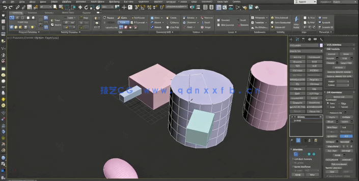 3dsmax中Quad Remesher游戏武器概念建模视频教程(图1) 3dsmax中Quad Remesher游戏武器概念建模视频教程(图1)