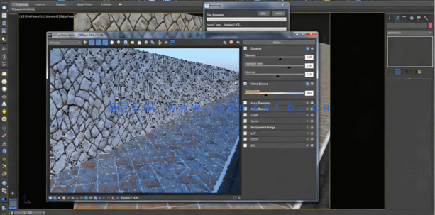 3dsmax与Vray无缝纹理实例制作训练视频教程(图1) 3dsmax与Vray无缝纹理实例制作训练视频教程(图1)