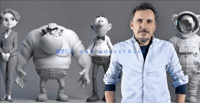 3dsmax卡通人物专业建模技术训练视频教程(图2) 3dsmax卡通人物专业建模技术训练视频教程(图2)