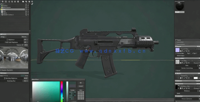 3dsmax与SP高品质游戏步枪制作全流程视频教程(图2) 3dsmax与SP高品质游戏步枪制作全流程视频教程(图2)