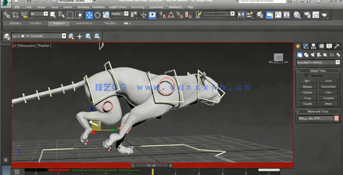 3dsMax四足动物动画高效技术制作视频教程(图3) 3dsMax四足动物动画高效技术制作视频教程(图3)