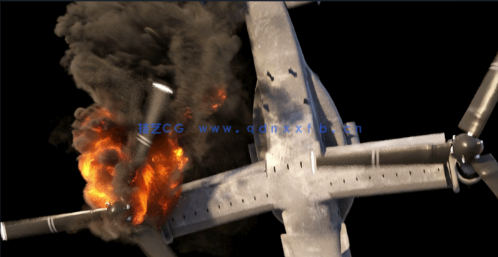 Phoenix FD火焰烟雾特效场景实例制作视频教程(图1)