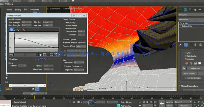 3dsmax人物角色骨骼动画入门指南视频教程(图1)