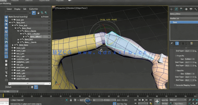 3dsmax人物角色骨骼动画入门指南视频教程(图4)