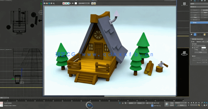 3dsmax建模技术基础技能训练频教程(图6)
