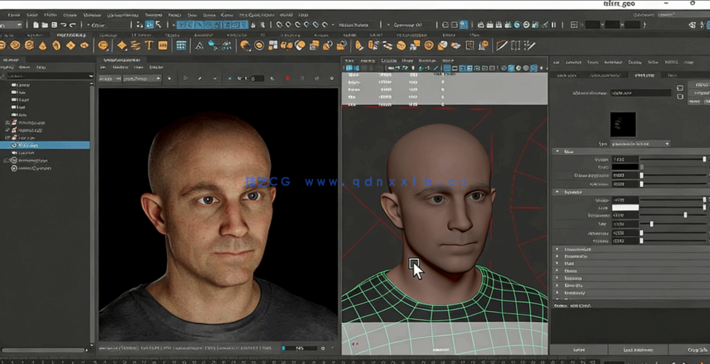 Maya影视级替身数字人制作工作流程视频教程(图5)