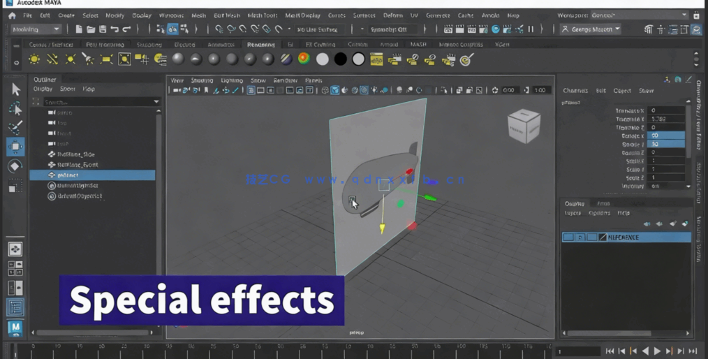 Maya 2025全面核心技术训练视频教程(图4) Maya 2025全面核心技术训练视频教程(图4)