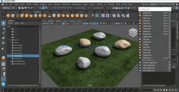 Maya 2025全面核心技术训练视频教程(图8) Maya 2025全面核心技术训练视频教程(图8)