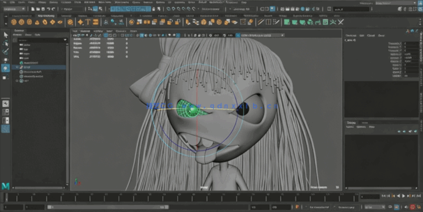 Maya恐怖角色完整实例制作流程视频教程(图2) Maya恐怖角色完整实例制作流程视频教程(图2)