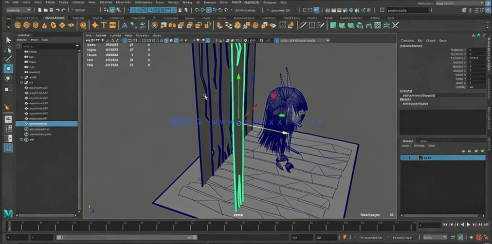 Maya恐怖角色完整实例制作流程视频教程(图3) Maya恐怖角色完整实例制作流程视频教程(图3)