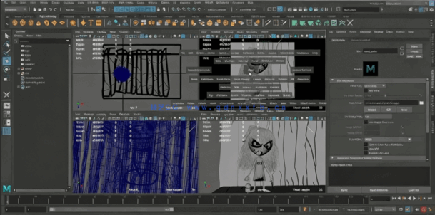 Maya恐怖角色完整实例制作流程视频教程(图4) Maya恐怖角色完整实例制作流程视频教程(图4)