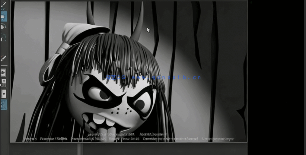 Maya恐怖角色完整实例制作流程视频教程(图5) Maya恐怖角色完整实例制作流程视频教程(图5)