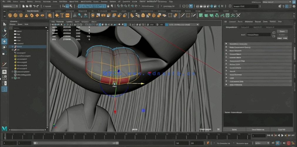 Maya恐怖角色完整实例制作流程视频教程(图6) Maya恐怖角色完整实例制作流程视频教程(图6)
