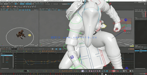 Maya英雄联盟3A级游戏动画制作视频教程(图5) Maya英雄联盟3A级游戏动画制作视频教程(图5)