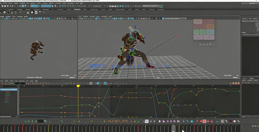 Maya英雄联盟3A级游戏动画制作视频教程(图8) Maya英雄联盟3A级游戏动画制作视频教程(图8)