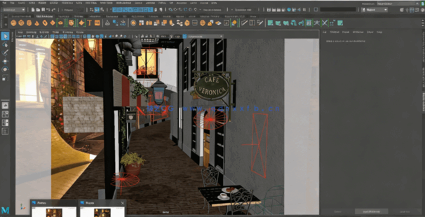 Maya商业广告或电影超现实3D场景制作流程视频教程(图3) Maya商业广告或电影超现实3D场景制作流程视频教程(图3)