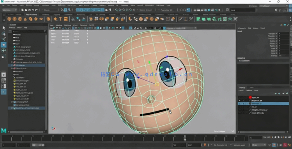 Maya洛克人游戏角色完整制作流程视频教程(图2) Maya洛克人游戏角色完整制作流程视频教程(图2)