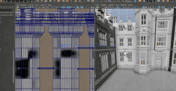 Maya高质量欧式宏伟建筑环境场景制作工作流程视频教程(图3) Maya高质量欧式宏伟建筑环境场景制作工作流程视频教程(图3)
