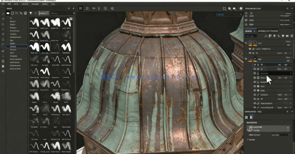 Maya高质量欧式宏伟建筑环境场景制作工作流程视频教程(图5) Maya高质量欧式宏伟建筑环境场景制作工作流程视频教程(图5)